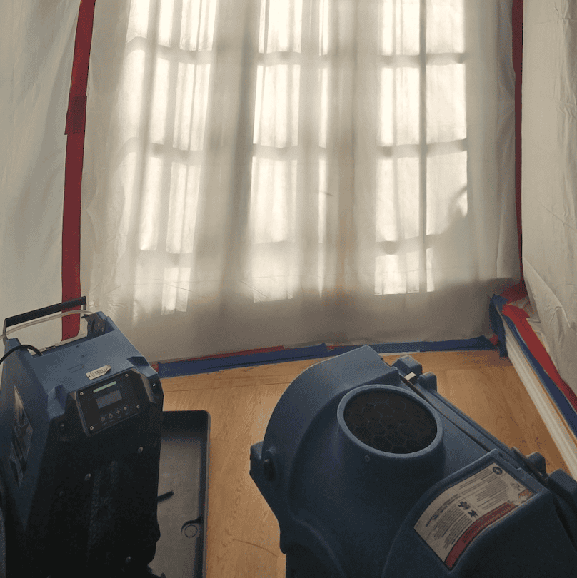 Water damage was traced to separate sources in the home